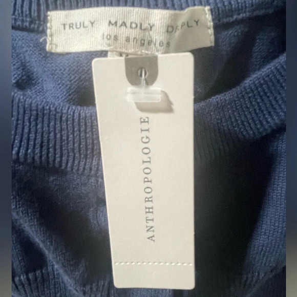 Anthropology, Truly Madly Deeply Cropped Sweater Tank, NWT Size Medium - Picture 3 of 4